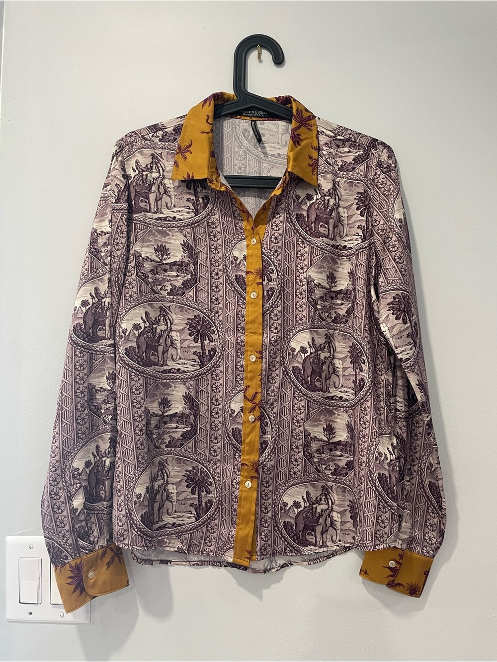 Scotch & Soda Printed Button-Up
